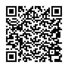 QR-code voor telefoonnummer +19855036990