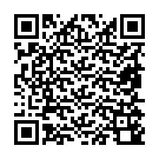 Código QR para número de teléfono +19855140237