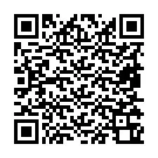 QR-koodi puhelinnumerolle +19855360197