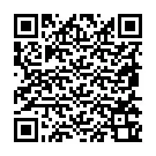 QR kód a telefonszámhoz +19855360714