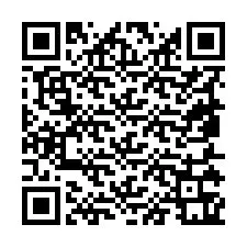 電話番号のQRコード +19855361008