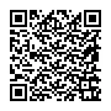 QR-koodi puhelinnumerolle +19855361851