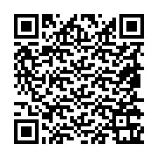電話番号のQRコード +19855361969