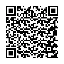 Código QR para número de teléfono +19855752574