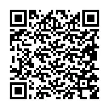 QR Code pour le numéro de téléphone +19855758172