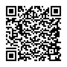 Código QR para número de teléfono +19856920398