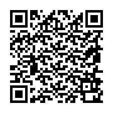 Código QR para número de telefone +19856920611