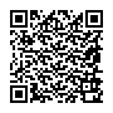 Código QR para número de teléfono +19856920835