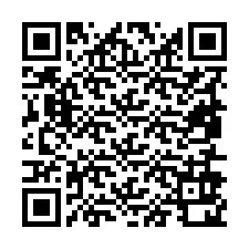 QR kód a telefonszámhoz +19856920883