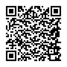 QR-code voor telefoonnummer +19856920935