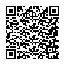 QR-code voor telefoonnummer +19856921185