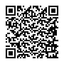 Codice QR per il numero di telefono +19856921926