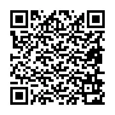 Codice QR per il numero di telefono +19856922527