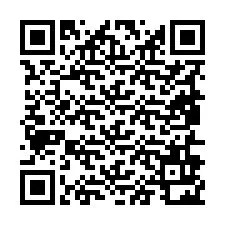 QR kód a telefonszámhoz +19856922546