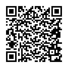 QR kód a telefonszámhoz +19856922563