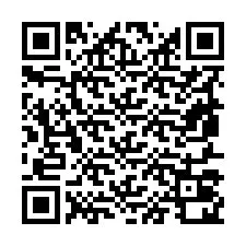 QR-code voor telefoonnummer +19857020005