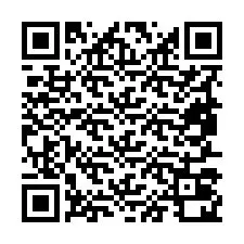 Código QR para número de teléfono +19857020033