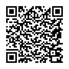 QR-code voor telefoonnummer +19857020125