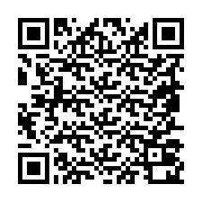 QR код за телефонен номер +19857020168