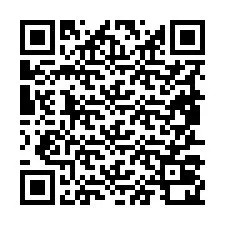 Código QR para número de teléfono +19857020172