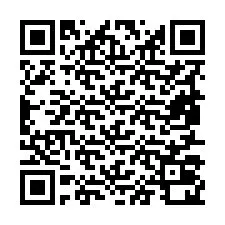 QR Code สำหรับหมายเลขโทรศัพท์ +19857020187