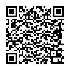 Código QR para número de telefone +19857020236