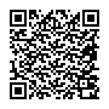 QR-Code für Telefonnummer +19857020363