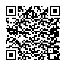 QR Code pour le numéro de téléphone +19857020377