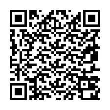 QR-код для номера телефона +19857020400