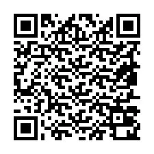 Código QR para número de telefone +19857020449