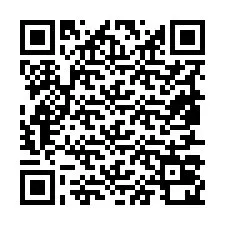 QR-koodi puhelinnumerolle +19857020489