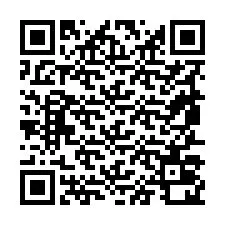 QR Code pour le numéro de téléphone +19857020561