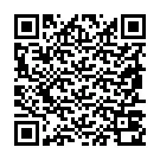 QR-code voor telefoonnummer +19857020874