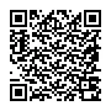 Codice QR per il numero di telefono +19857020878