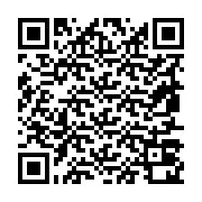 Código QR para número de telefone +19857020881