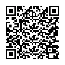 QR-код для номера телефона +19857020991