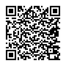 QR Code pour le numéro de téléphone +19857020997