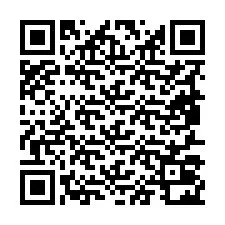 QR-code voor telefoonnummer +19857022116