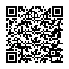 Codice QR per il numero di telefono +19857022345