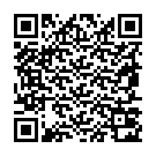 Código QR para número de teléfono +19857022420