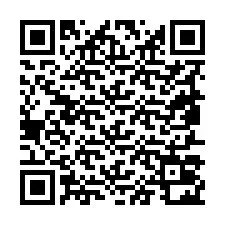 QR-код для номера телефона +19857022448