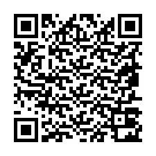 QR-Code für Telefonnummer +19857022858