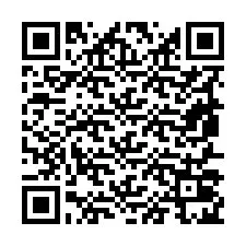 QR kód a telefonszámhoz +19857025215