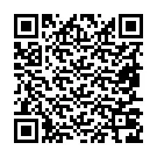 Código QR para número de telefone +19857026137