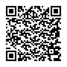 Código QR para número de teléfono +19857036514