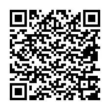 QR kód a telefonszámhoz +19857107847