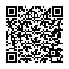 Código QR para número de teléfono +19857420095