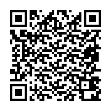 Kod QR dla numeru telefonu +19857420277