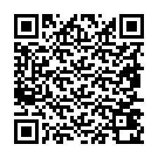 QR-Code für Telefonnummer +19857420392