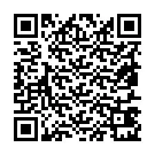 QR-код для номера телефона +19857421009